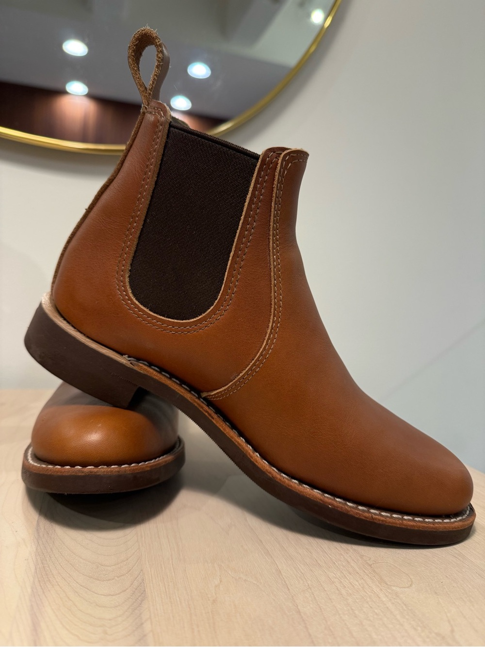 Red Wing Shoes Women’s Chelsea Ankle Boot in Tan